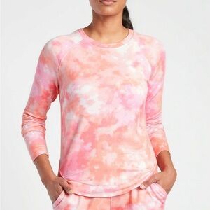 Athleta Coaster Luxe Mindset Tie-dye Sweatshirt Size M